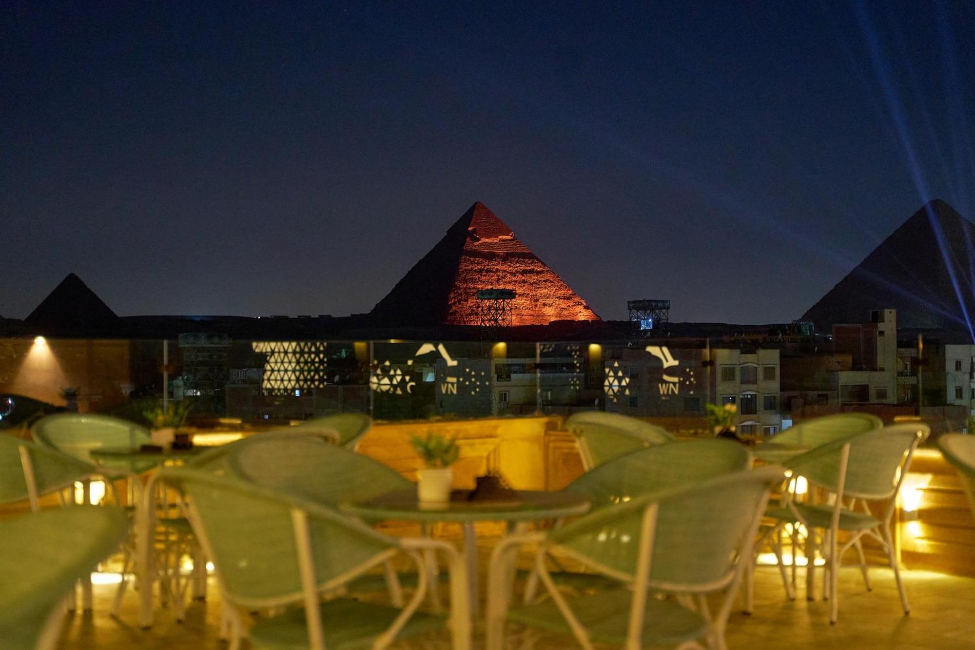 Crown Pyramids View Hotel Giza ภายนอก รูปภาพ