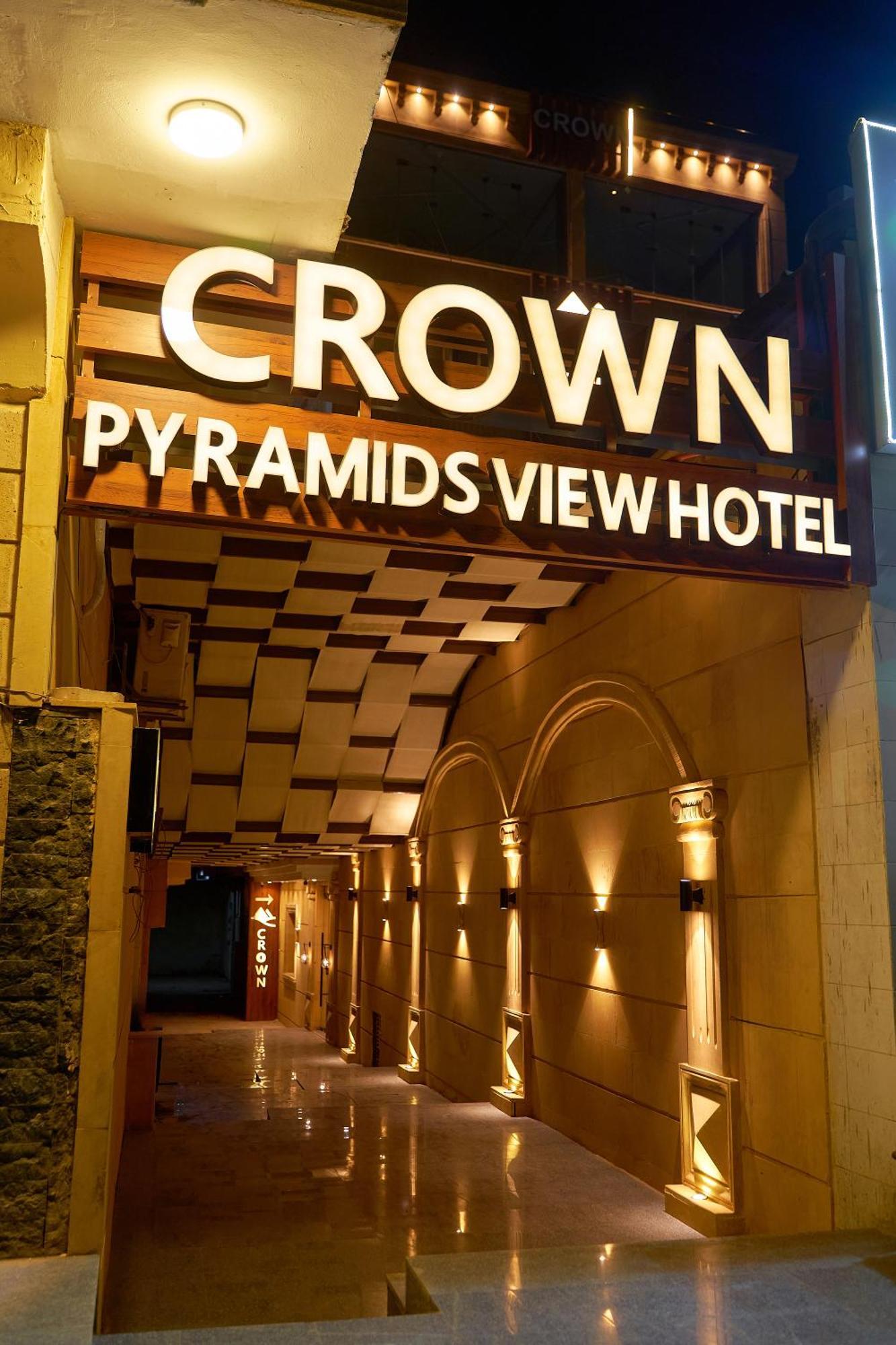 Crown Pyramids View Hotel Giza ภายนอก รูปภาพ